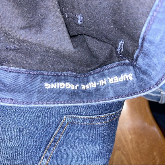 American Eagle Outfitters Dark Blue Stretch Denim - Picture 4 of 5